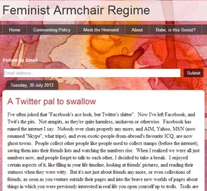 Feminist Armchair Regime